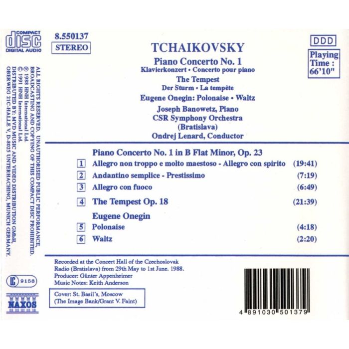 Tchaikovsky: Piano Concerto 1 - slide-1