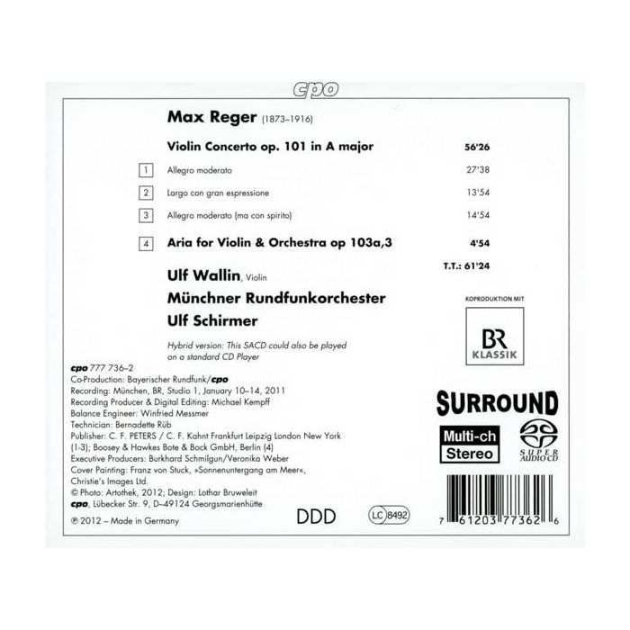 Reger: Violin Concerto op. 101 - slide-1