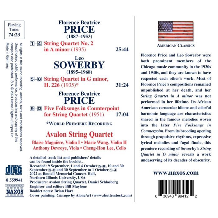 Price & Sowerby: Music for String Quartet - slide-1