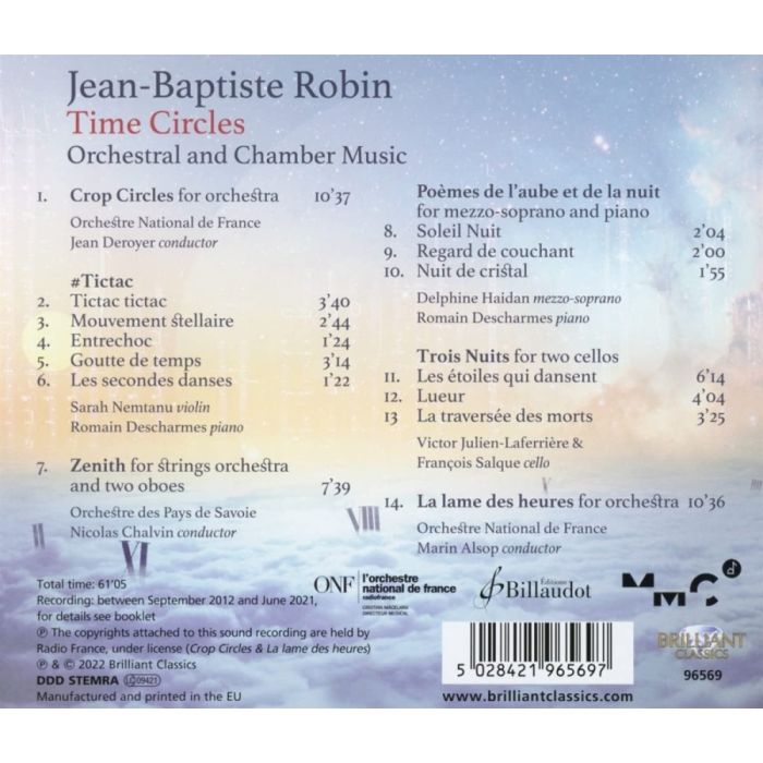 Robin: Time Circles - Orchestral & Chamber Music - slide-1