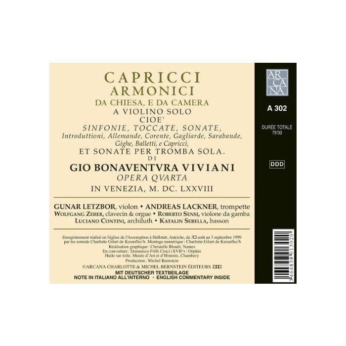 Viviani: Capricci Armonici op. 4 - slide-1