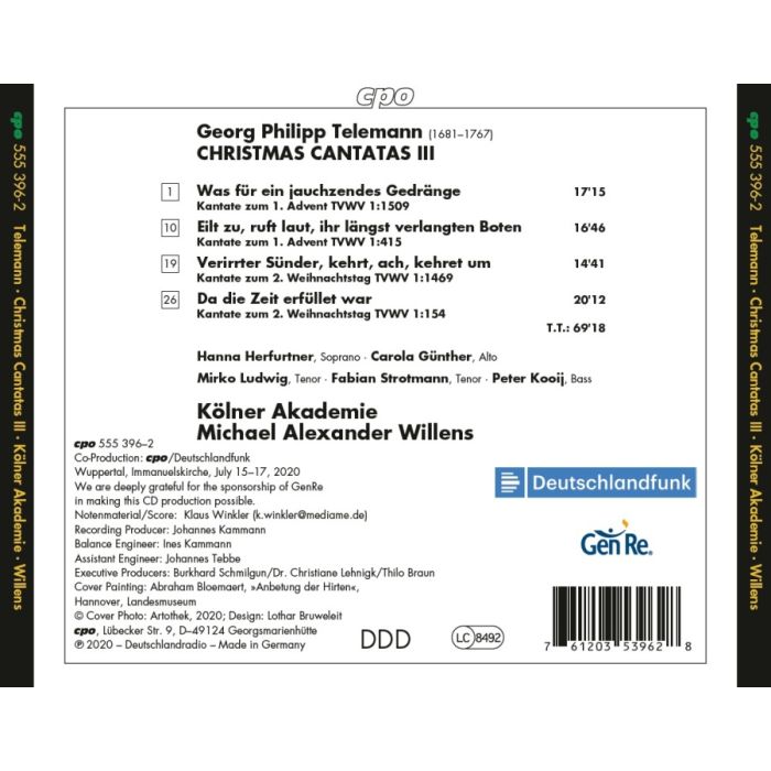 Telemann: Christmas Cantatas III - slide-1