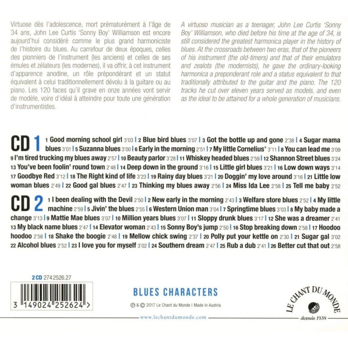 Blues Characters - Williamson John Lee: Hoodoo Man Blues - slide-1