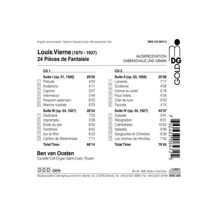 Vierne: Organ Works - slide-1