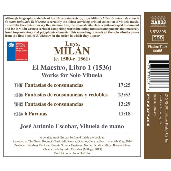 Milán: El Maestro, Libro 1 - Works for Solo Vihuela - slide-1