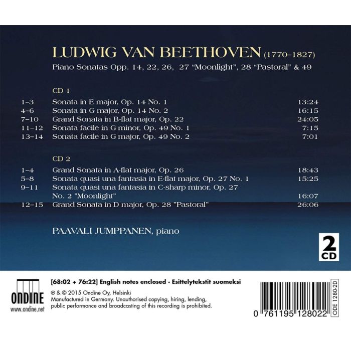 Beethoven: Piano Sonatas Nos. 9 - 15, 19 & 20 - slide-1