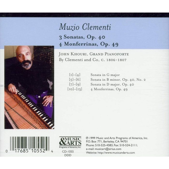 Clementi: Piano Sonatas; Monferrinas - slide-1