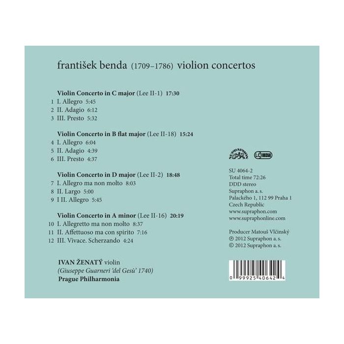 Benda: Violin Concertos - slide-1