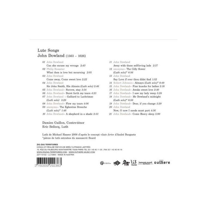 Dowland: Lute Songs - slide-1