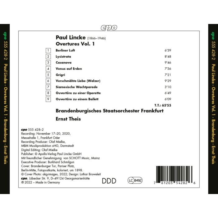 Lincke: Overtures Vol. 1 - slide-1