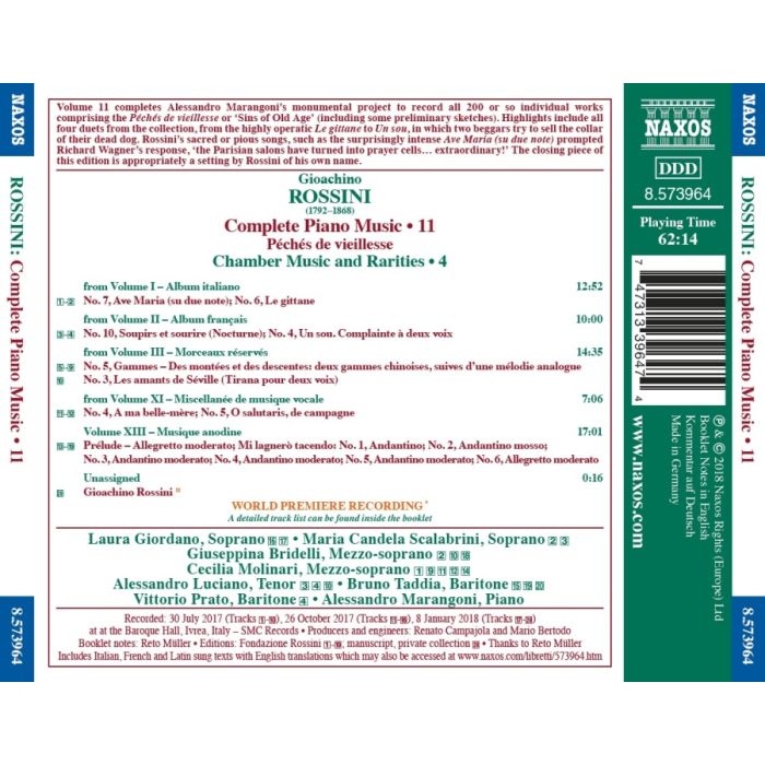 Rossini: Péchés de Vieillesse Vol. 11 - slide-1