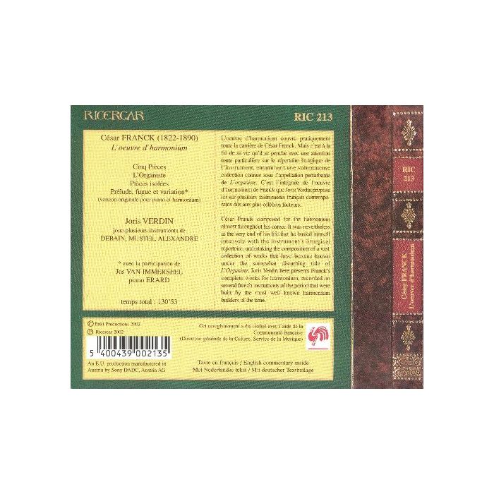 Integrale de l'oeuvre d'harmonium - slide-1