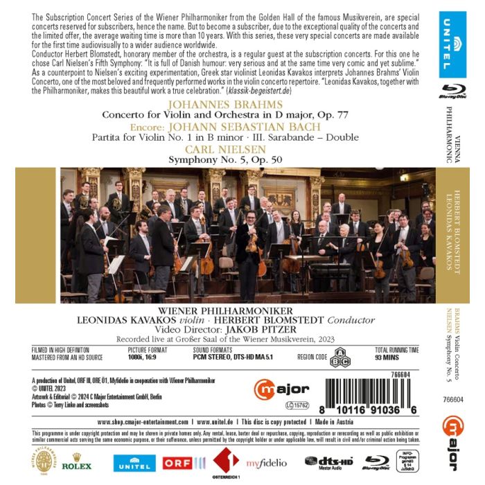 Vienna Philharmonic - Leonidas Kavakos & Herbert Blomstedt (BD) - slide-1