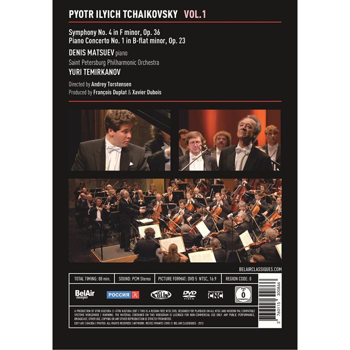 Tchaikovsky: Symphony 4, Piano Concerto nr 1 - slide-1