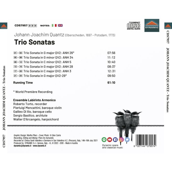 Quantz: Trio Sonatas - slide-1