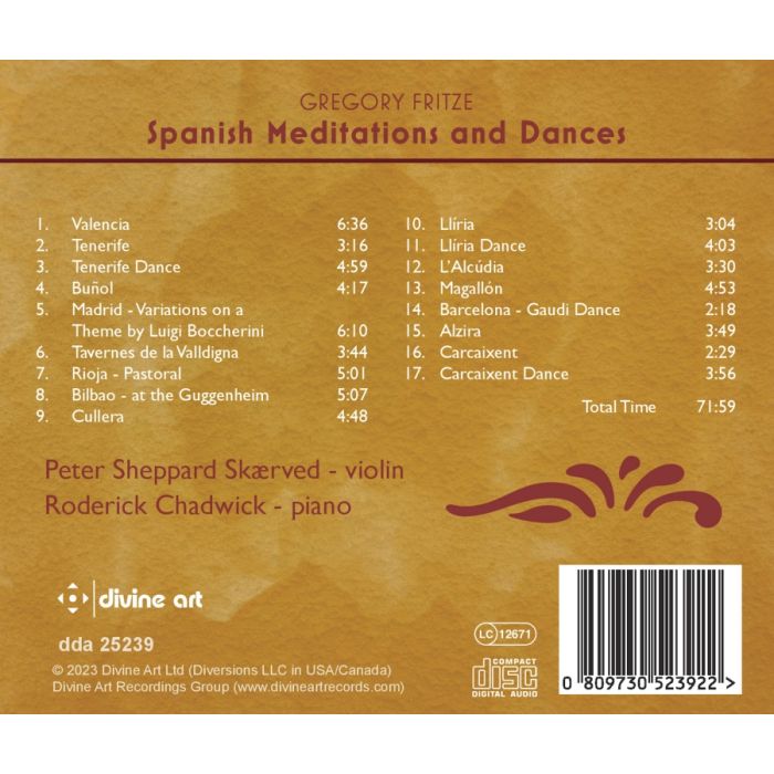 Fritze: Spanish Meditations & Dances - slide-1