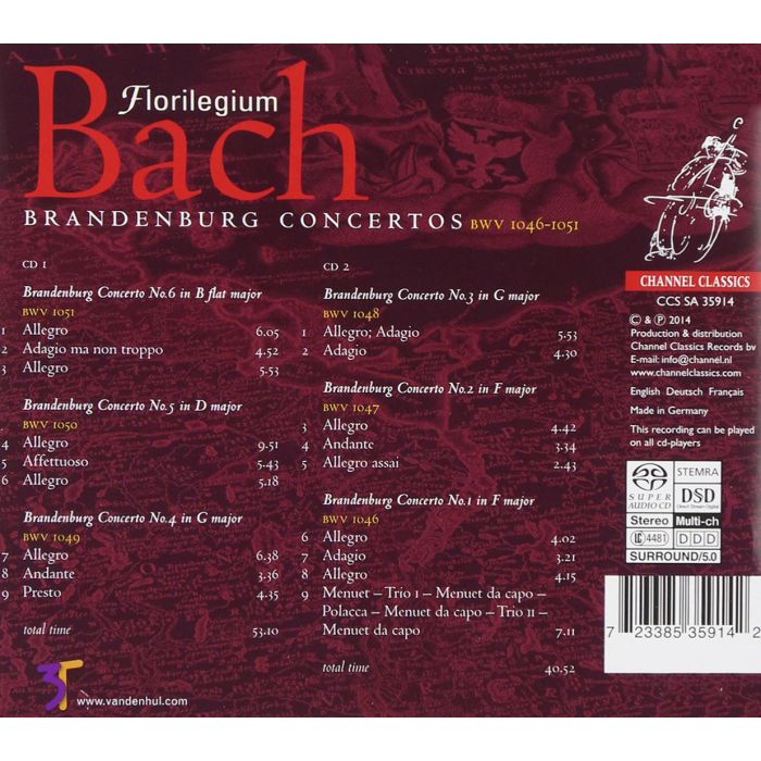 Bach: Brandenburg Concertos BWV 1046 - 1051 - slide-1