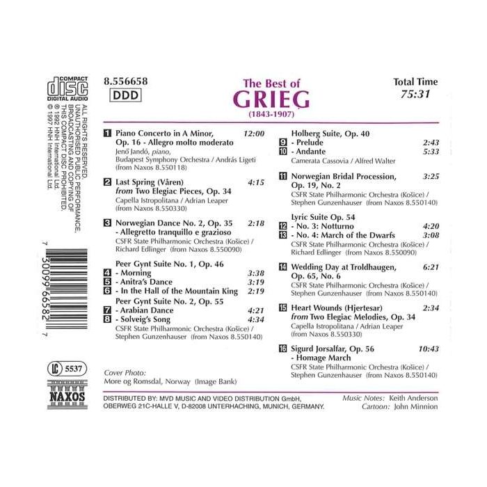THE BEST OF GRIEG - slide-1