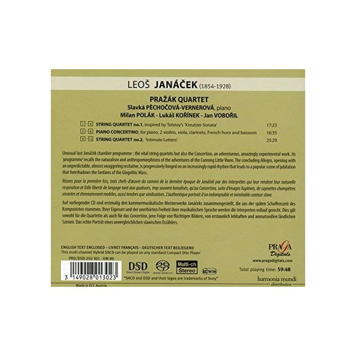 Janáček: String Quartets Nos. 1 & 2 Concertino - slide-1