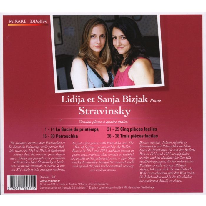 STRAVINSKY: Le sacre du printemps (Version Piano À Quatre Mains) - slide-1