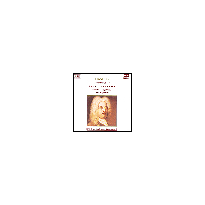 Handel: Conc. Grossi Op. 3No. 3