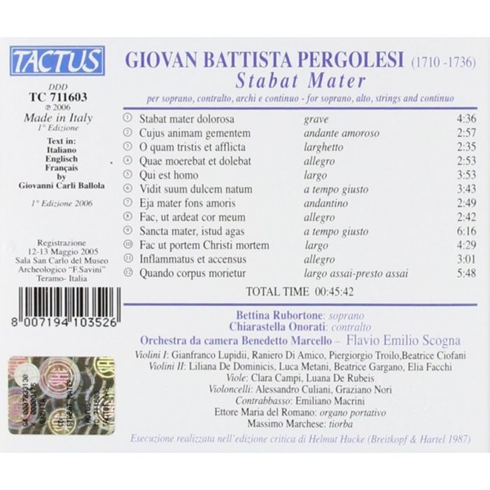 Pergolesi: Stabat Mater - slide-1