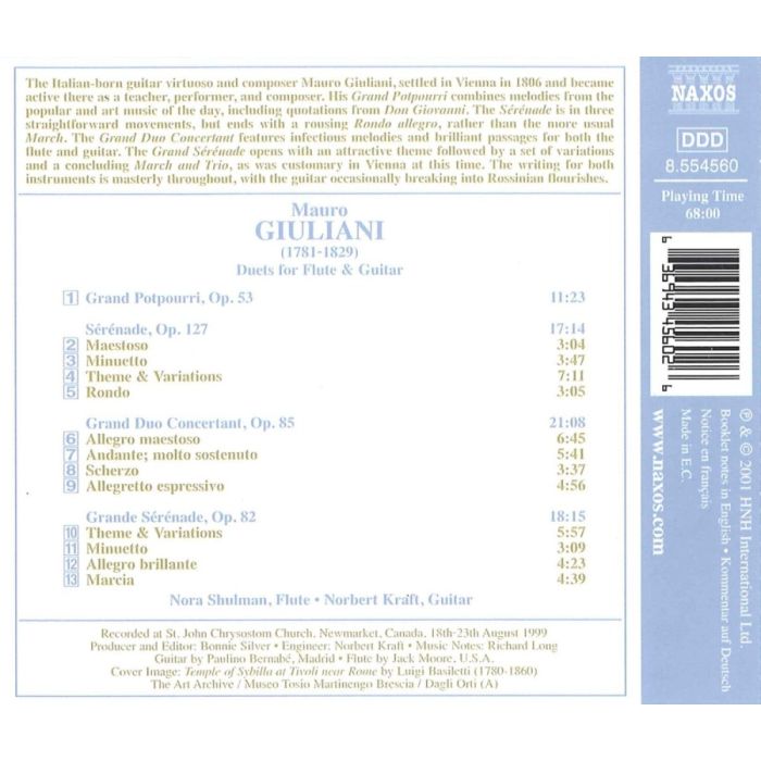 GIULIANI: Flute and Guitar Duets - slide-1