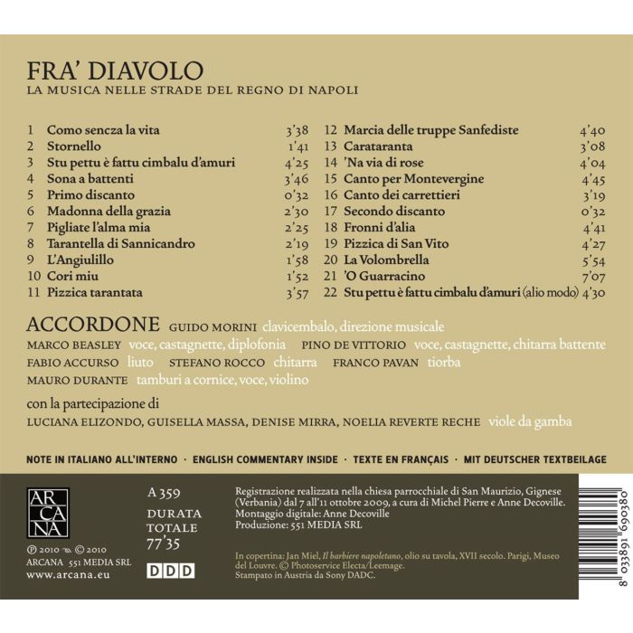 Fra’ Diavolo, La musica nelle strade del Regno di Napoli - slide-1