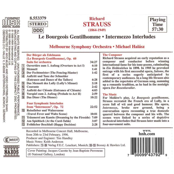 STRAUSS R.: Le Bourgeois Gentile - slide-1