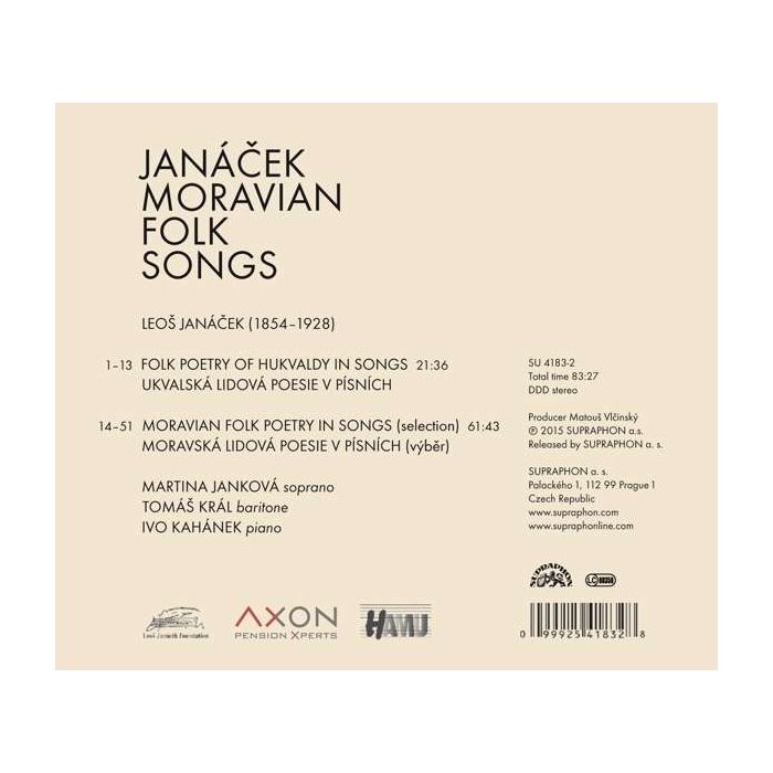 Janáček: Moravian Folks Songs - slide-1