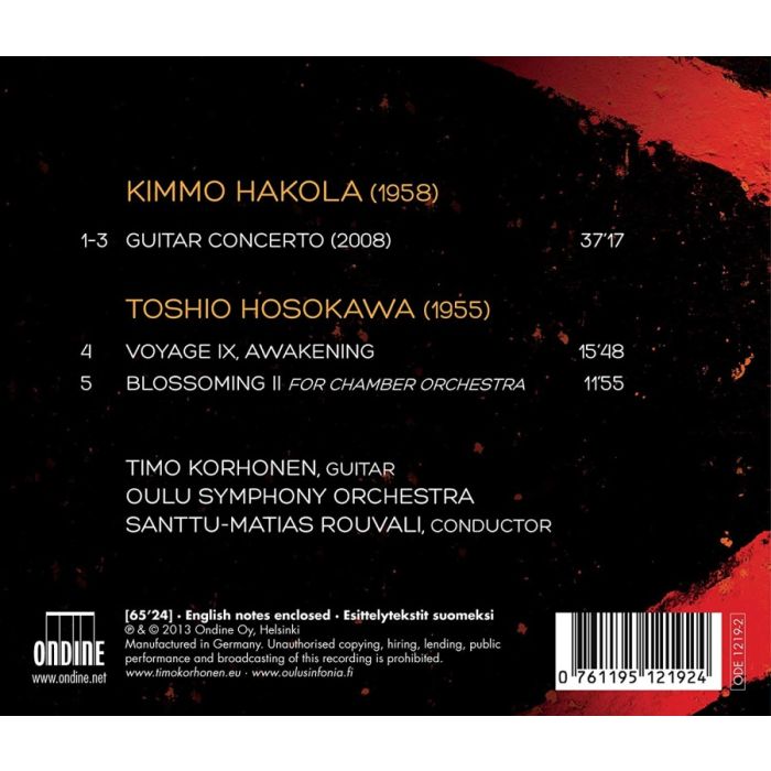 Hakola & Hosokawa: Guitar Concertos - slide-1