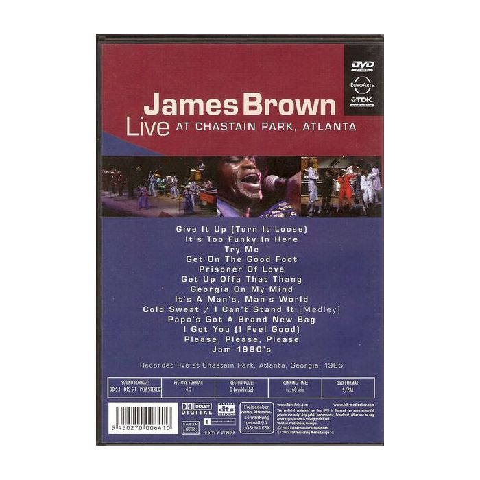 James Brown: Live At Chastain Park, Atlanta, 1985 - slide-1