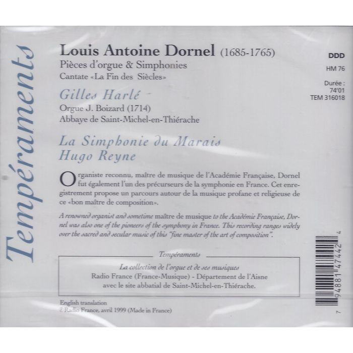 Dornel: Pieces d'orgues & symphonies - slide-1