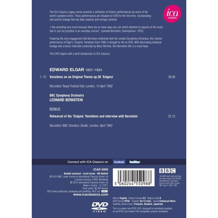 Elgar: Enigma Variations / Leonard Bernstein - slide-1