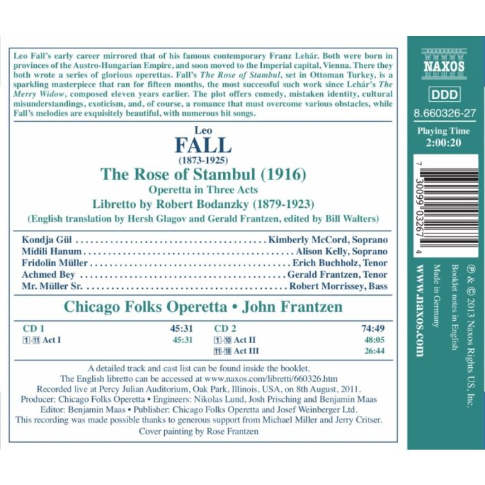 Fall: The Rose of Stambul (1916), operetka - slide-1