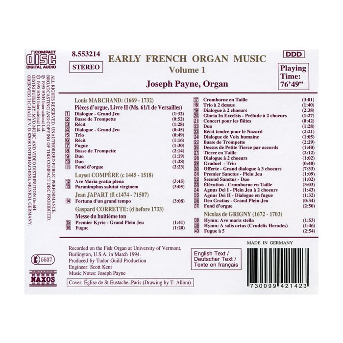 Early French Organ Music, Vol.  1 - slide-1