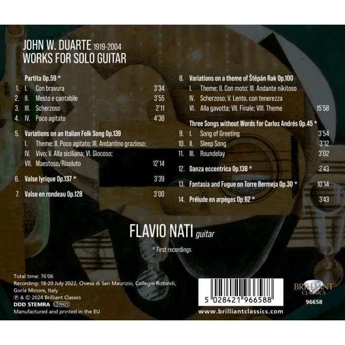 Duarte: Works for Solo Guitar - slide-1