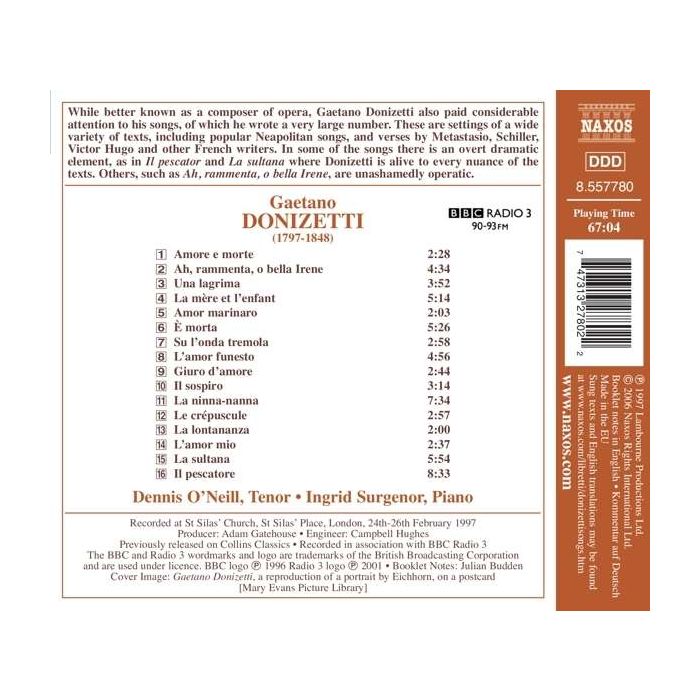 DONIZETTI: Songs - slide-1