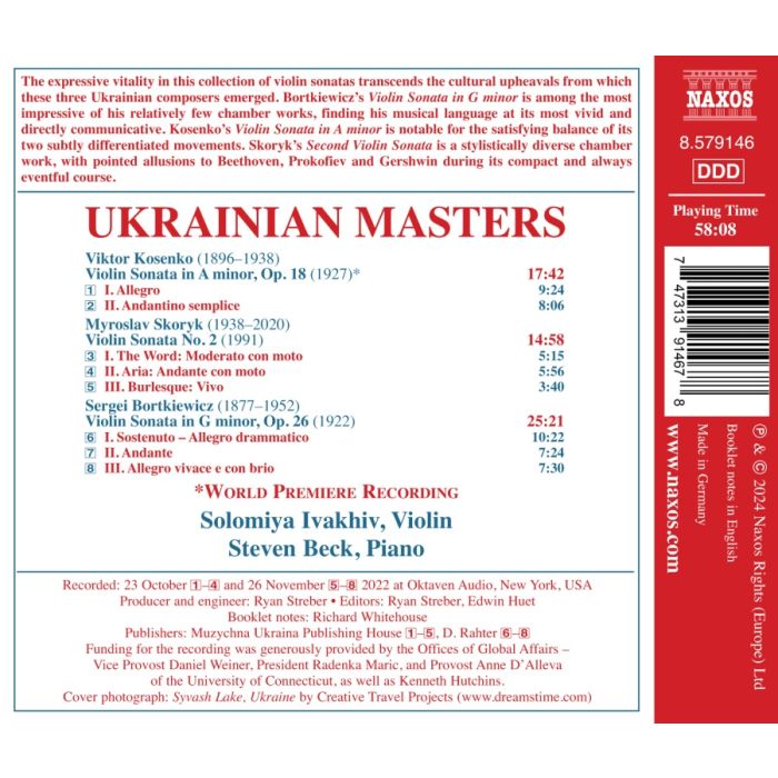 Ukrainian Masters - Violin Sonatas - slide-1