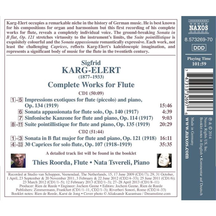 Karg-Elert: Complete Works for Flute - slide-1