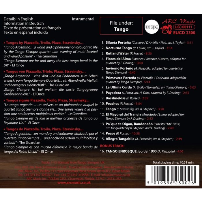 TANGOS BY PIAZZOLLA AND OTHERS - slide-1