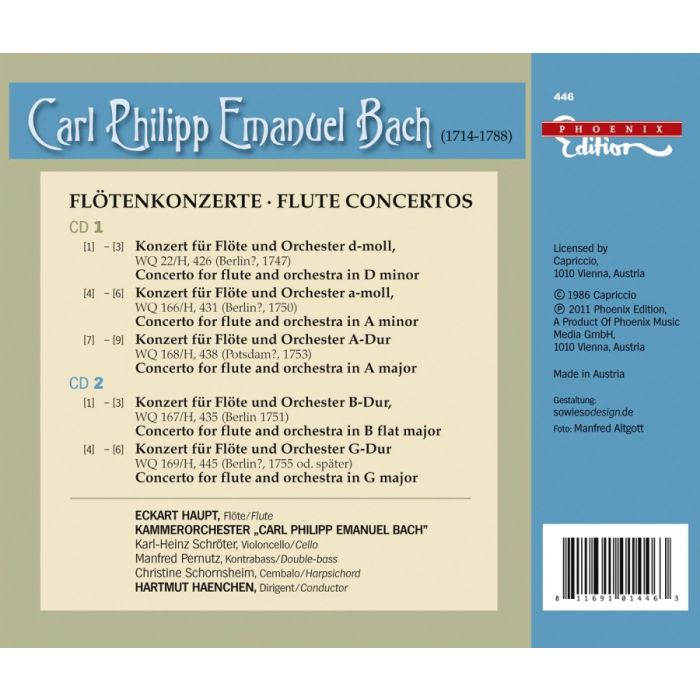 Bach, C.P.E.: Flötenkonzerte - slide-1