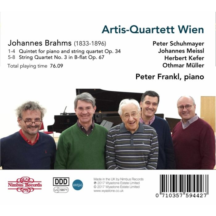 Brahms: Piano Quintet; String Quartet No. 3 - slide-1