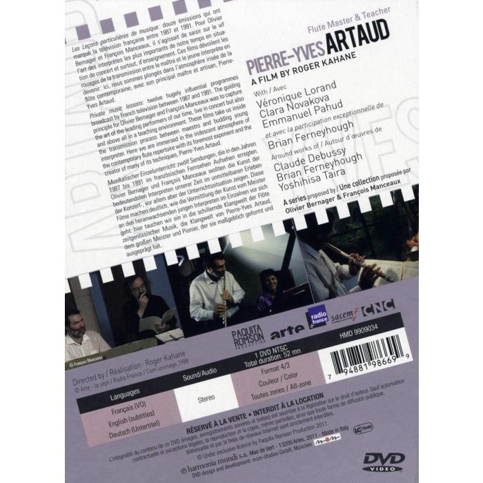 Pierre-Yves Artaud - Flute-Master & Teacher