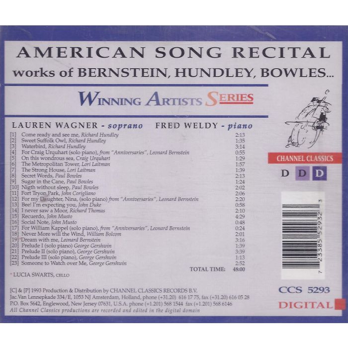 AMERICAN SONG RECITAL - slide-1