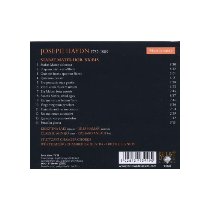 HAYDN: Stabat Mater - slide-1