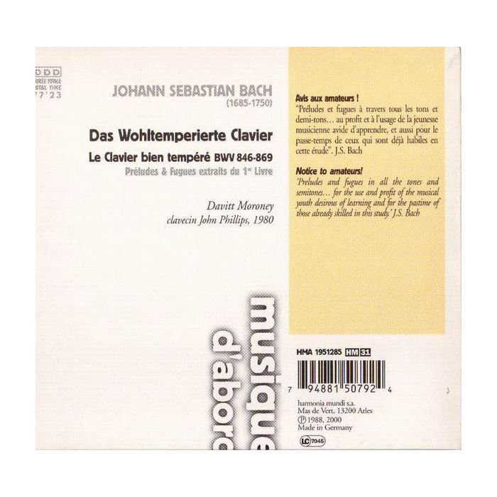 Bach: Das wohltemperierte Clavier - slide-1