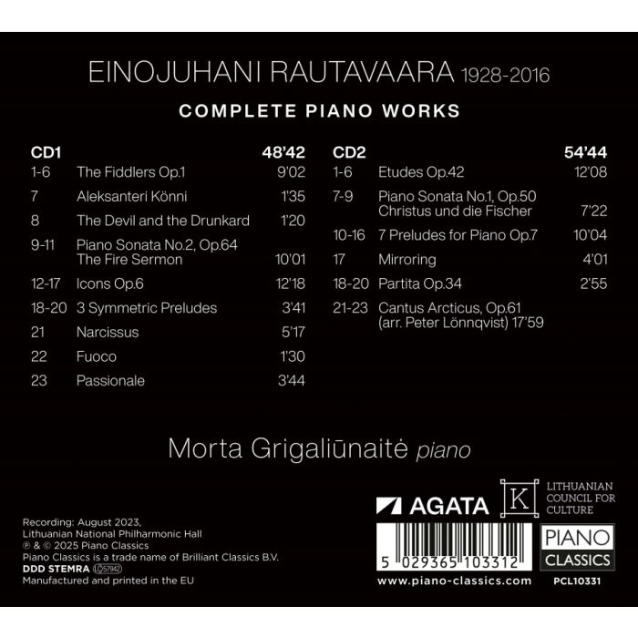Rautavaara: Complete Piano Works - slide-1