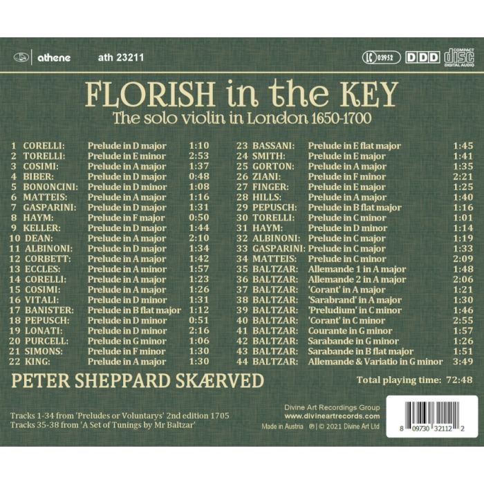 Florish in the Key - The solo violin in London 1650-1700 - slide-1