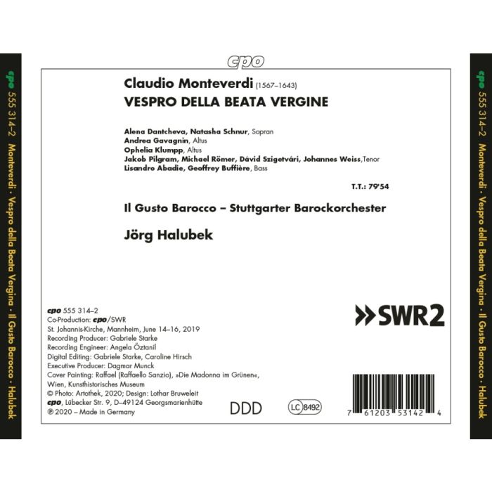 Monteverdi: Vespro della Beata Vergine - slide-1